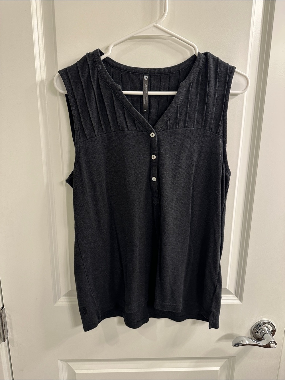 Women's Black Kuhl Brisa Tank Top - medium
